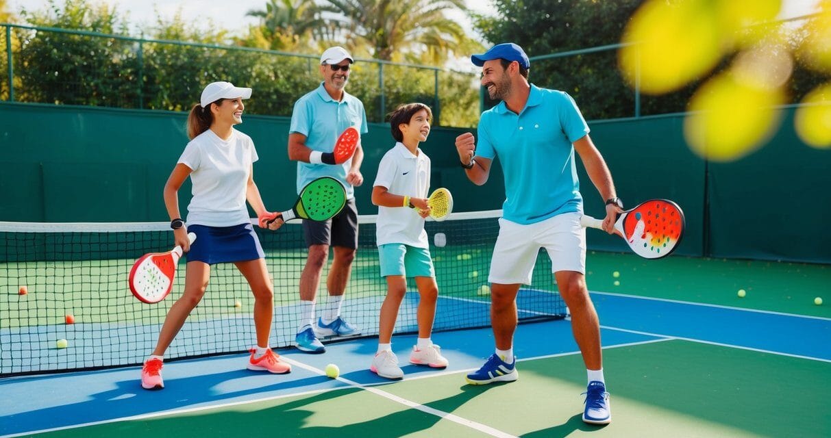 Opdag de bedste pakketilbud til padeltennis for hele familien