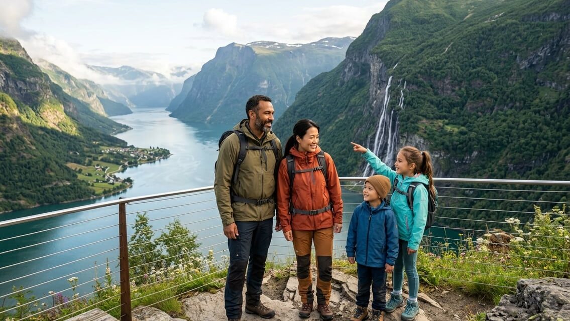 Ferie i Norge med børn – inspiration til fjorde, natur og oplevelser