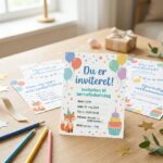 Invitationer til børnefødselsdag ideer til tekst og udformning