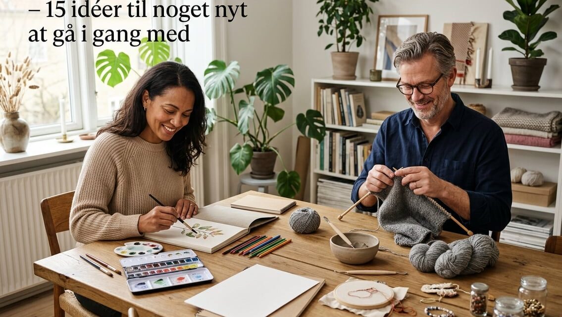 Kreative hobbyer for voksne – 15 idéer til noget nyt at gå i gang med
