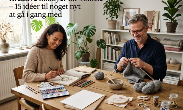 Kreative hobbyer for voksne – 15 idéer til noget nyt at gå i gang med