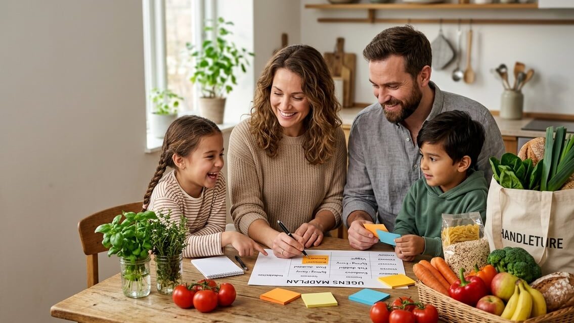 Madplan til familien – sådan gør du ugens måltider nemmere at planlægge