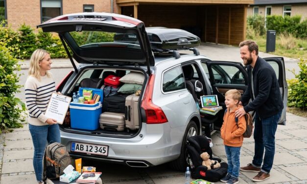 Pakkeliste til kør-selv-ferie med børn – ting til bilen og ferien