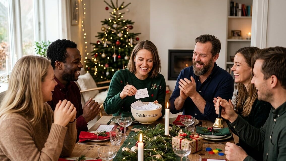 Selskabslege til julefrokosten – sjove idéer til underholdningen